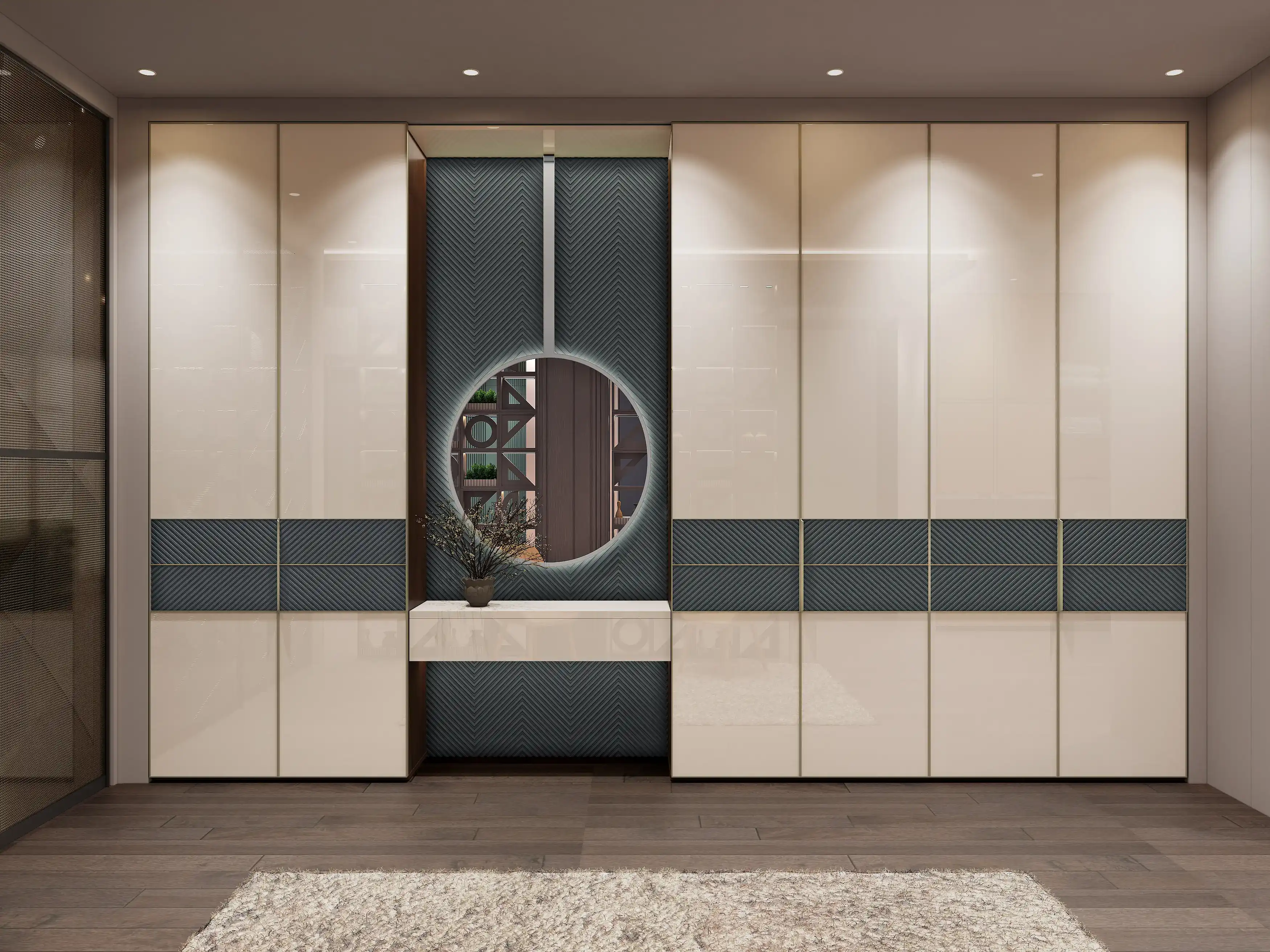 Ego 50 Fluted Design Wardrobe